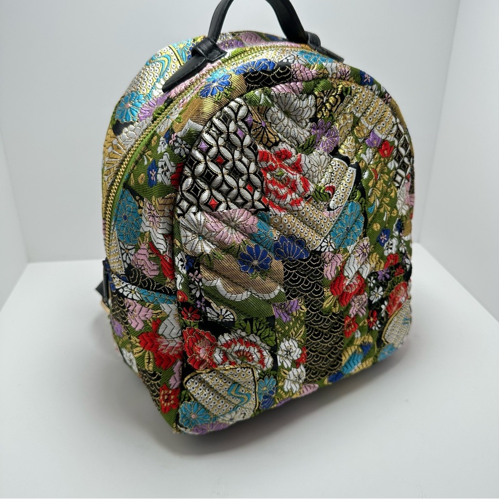 RARE Steve Madden Floral Multi Color Mini Back Pack Purse Mini Force Bag
